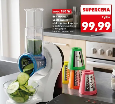Szatkownica elektryczna Esperanza Caprese promocja w Kaufland