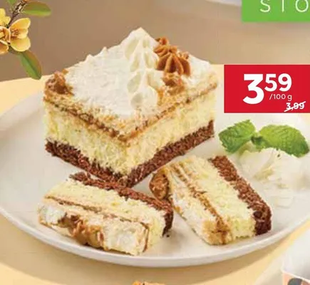 Ciasto kokosowe z kajmakiem Bizon promocja w Stokrotka