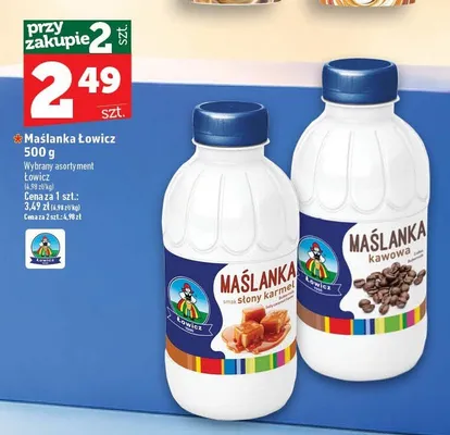 Maślanka Łowicz kawowa promocja w TOPAZ