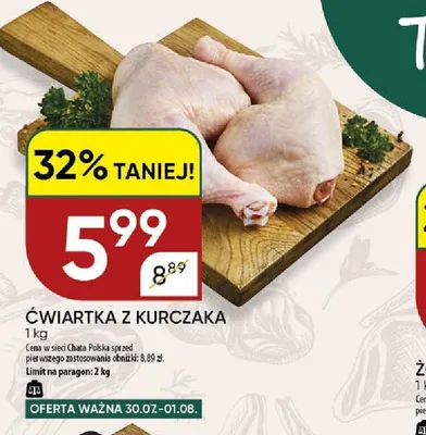 Ćwiartka z kurczaka promocja w Chata Polska