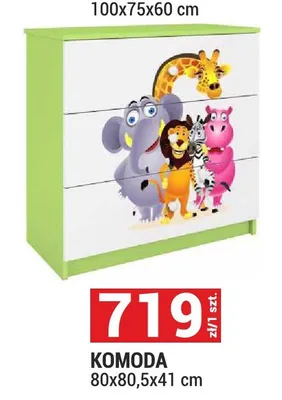 Komoda Baby Dreams promocja w Merkury Market
