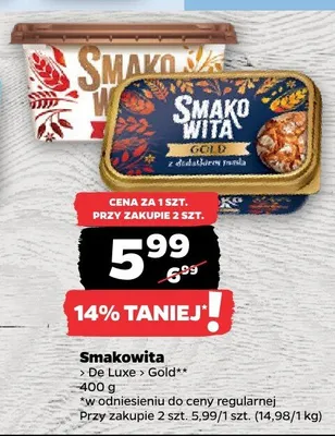 Smakowita De Luxe Gold promocja w Netto