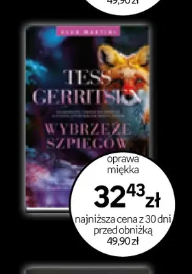 Książka Wybrzeże szpiegów Tess Gerritsen promocja w Empik