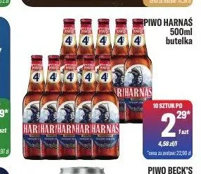 Piwo Harnaś promocja w Tomi Markt