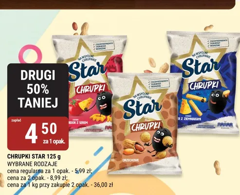 Chrupki Star 125g promocja w bi1
