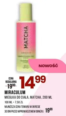 Mgiełka do ciała Miraculum Matcha promocja w Drogerie Natura