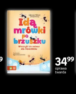 Książka Idą mrówki po brzuszku Zielona Sowa promocja w Empik