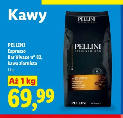 Kawa ziarnista Pellini Espresso Bar Vivace n° 82 promocja w Lidl