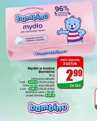 Mydło w kostce promocja w Dino