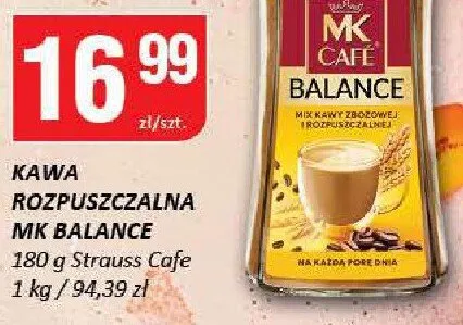 Kawa rozpuszczalna MK Balance promocja w Chorten