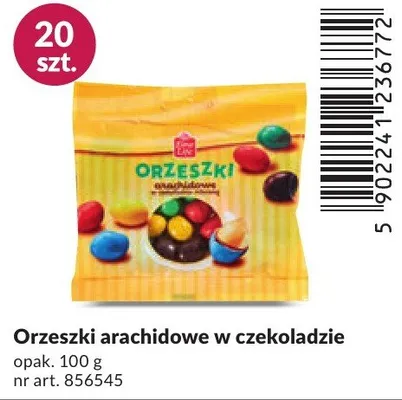 Orzeszki arachidowe w czekoladzie promocja w Makro