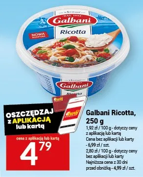 Ser Galbani Ricotta promocja w Twój Market