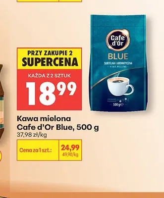 Kawa mielona Cafe d'Or Blue promocja w Biedronka
