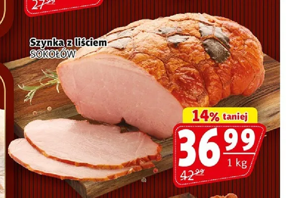 Szynka z liściem SOKOŁÓW promocja w Prim Market