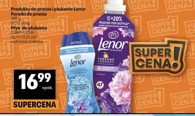 Produkty do prania i płukania Lenor promocja w Delikatesy Centrum
