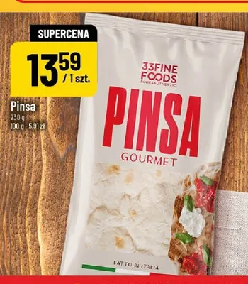 Pinsa Gourmet 33Fine Foods promocja w POLOmarket