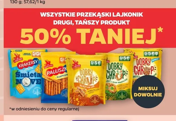 Przekąski Lajkonik promocja w Netto