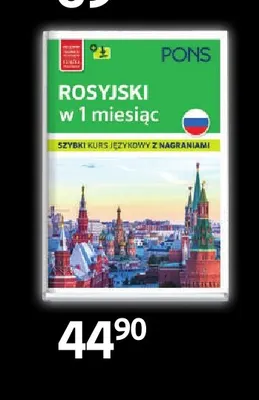 Książka Rosyjski w 1 miesiąc PONS promocja w Empik