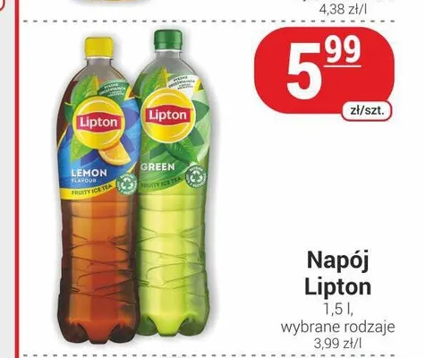 Napój Lipton Lemon promocja w Delikatesy Sezam