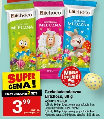 Czekolada mleczna promocja w Twój Market