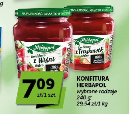 Konfitura Herbapol z truskawek promocja w ABC