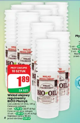 Wkład olejowy regulowany BIO13 Płomyk promocja w Dino