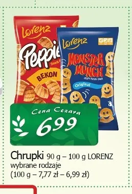 Chrupki Lorenz promocja w CEZAR Delikatesy