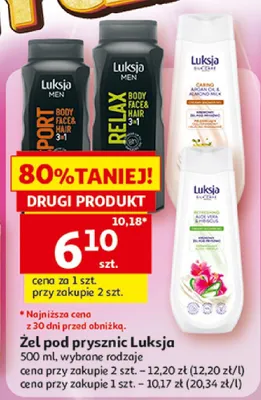 Żel pod prysznic jaśminowa aura promocja w Auchan