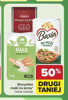 Mąka do pizzy chrupiącej Melissa Primo Gusto promocja w Carrefour