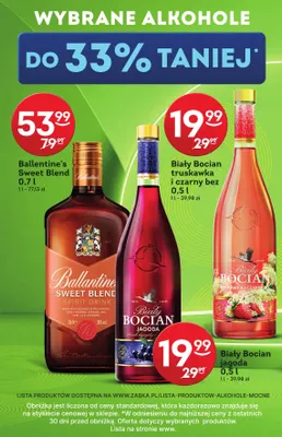 Whisky Ballantine's Sweet Blend promocja w Żabka