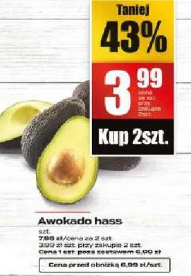 Awokado hass promocja w Supeco