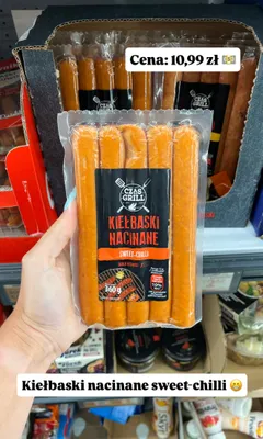 Kiełbaski nacinane Czas na Grill Sweet-Chilli promocja w Biedronka