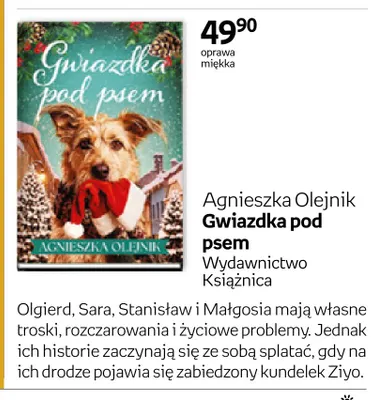 Książka Gwiazdka pod psem Agnieszka Olejnik promocja w Empik