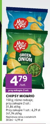 Chipsy Mio&Rio Solone promocja w Stokrotka