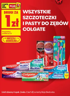 Szczoteczki do zębów Colgate Ultra Soft 2-pak promocja w Biedronka