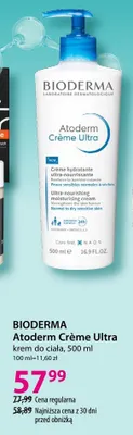 Krem do ciała Bioderma Atoderm Crème Ultra promocja w Hebe