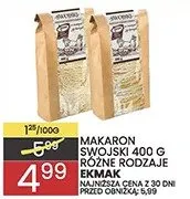 Makaron swojski Ekmak promocja w Wafelek