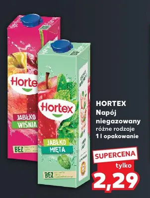 Napój niegazowany Hortex jabłko mięta promocja w Kaufland