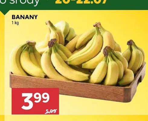 Banany promocja w Stokrotka