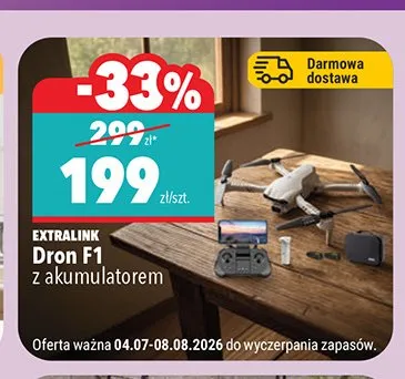 Dron Extralink F1 z akumulatorem promocja w Biedronka