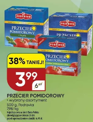 Przecier pomidorowy wybrany asortyment Podravka promocja w Chata Polska