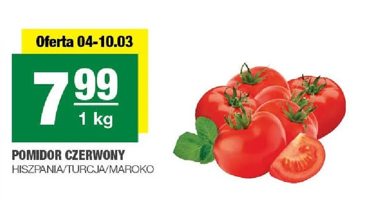 Pomidor czerwony promocja w SPAR