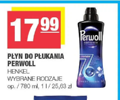 Płyn do płukania Perwoll promocja w SPAR