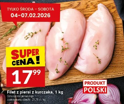 Filet z piersi z kurczaka, 1 kg promocja w Twój Market