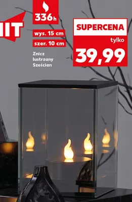 Znicz lustrzany Sześcian promocja w Kaufland