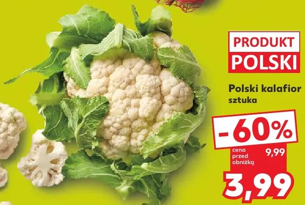Kalafior polski promocja w Kaufland