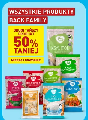 Żelatyna Back Family promocja w Aldi