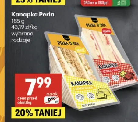 Kanapka Perla promocja w Delikatesy Centrum