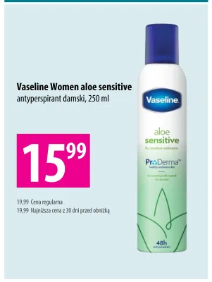 Antyperspirant damski Vaseline Women aloe sensitive promocja w Hebe