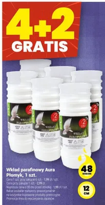 Wkład parafinowy Aura Płomyk promocja w Twój Market